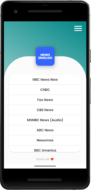NewsEnglish Mobile TV Screenshot 1