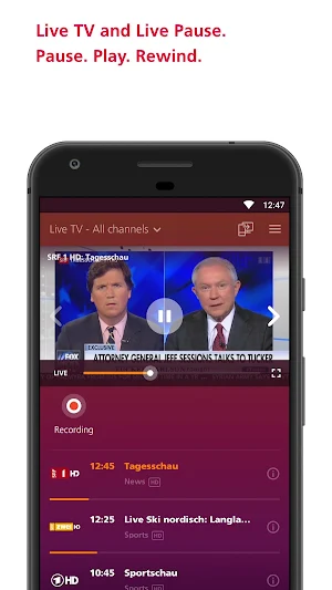 Sunrise Smart TV Screenshot 0