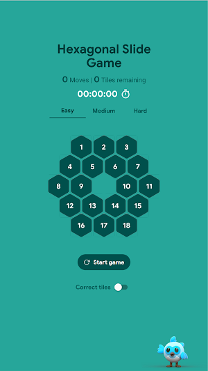 Hexagonal Sliding Puzzle Screenshot 0