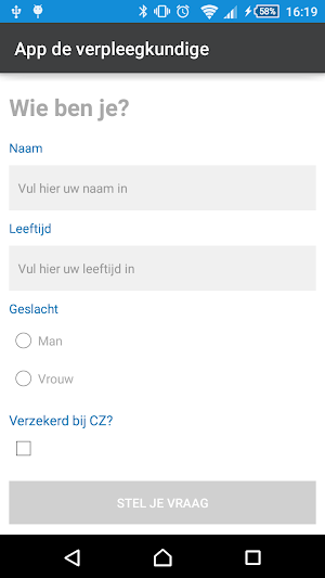 App de verpleegkundige Screenshot 1