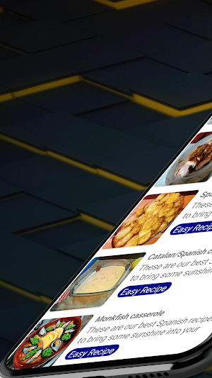 Spanish Food Recipes Screenshot 0