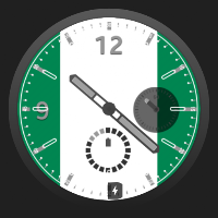 Nigeria Flag Watchface