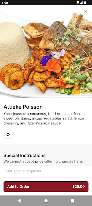 Azara Kitchen Screenshot 2