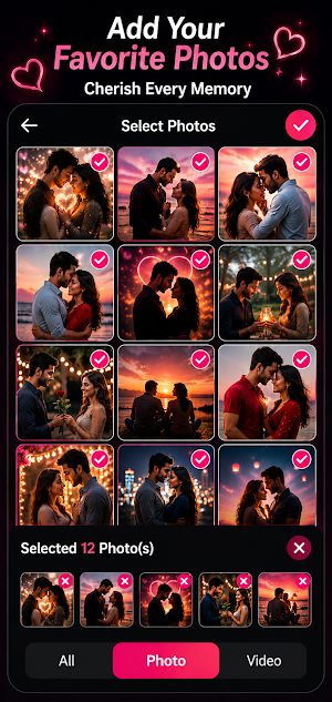 Love Video Maker with Song Screenshot 1