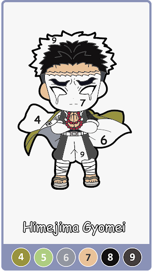 Demon Slayer Manga Coloring Screenshot 2