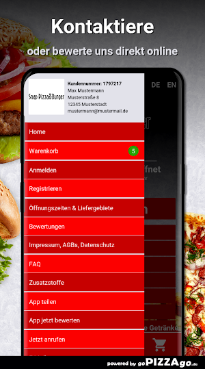 Snap Pizza - Burger Oldenburg Screenshot 2