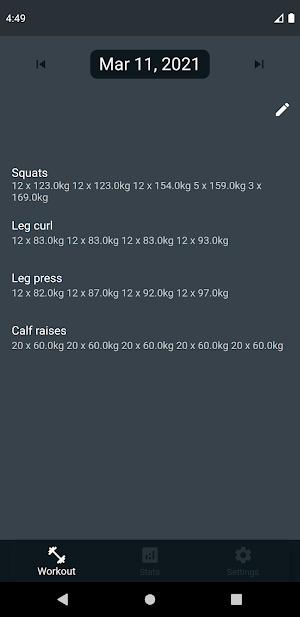 Everyday workout resolution Screenshot 2