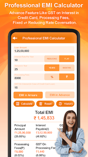 Loan EMI Calculator Screenshot 2