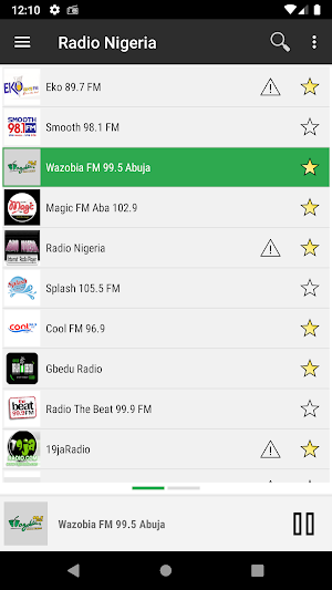 RADIO NIGERIA : Online Nigerian radios Screenshot 1