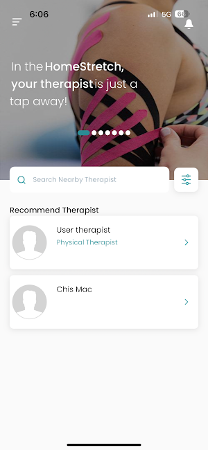 HomeStretch App Screenshot 1