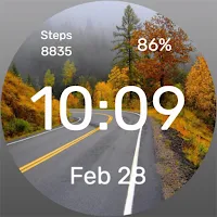 Autumn Road - Watch Face