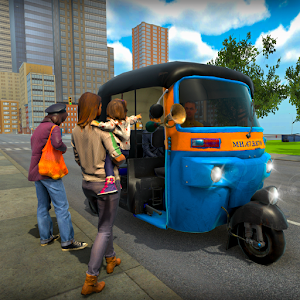 TukTuk Auto Rickshaw Simulator Screenshot 0