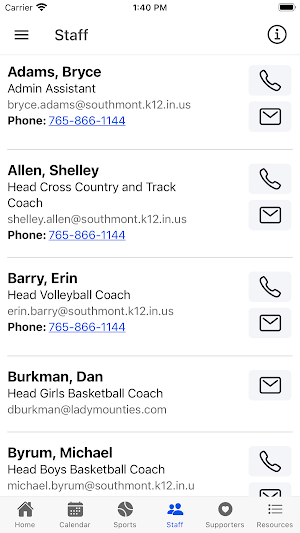 Southmont Athletics - Indiana Screenshot 2