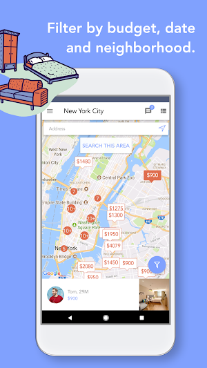 Roomi - Roommates & Rooms Finder Screenshot 3