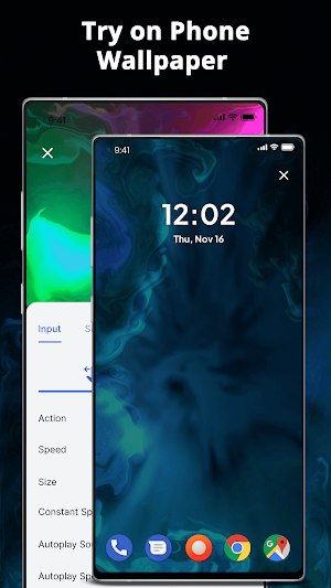 Magic Fluid: 3D Live Wallpaper Screenshot 2