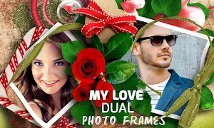 Couple Love Dual Photo Frames Screenshot 1