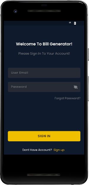 OnlineBillGenerator Screenshot 3