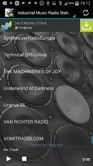 Industrial Music Radio Screenshot 1
