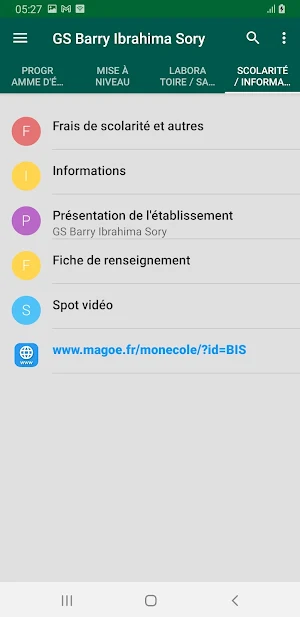 GS Barry Ibrahima Sory 1.1 Screenshot 2