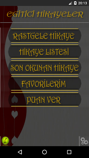Eğitici Düşündürücü Hikayeler Screenshot 0