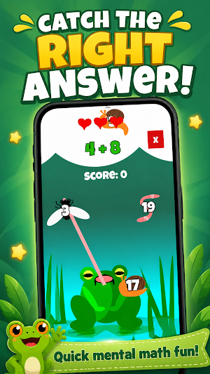 FrogMath - Math Game Screenshot 0