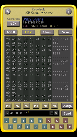 USB Serial Monitor Screenshot 0