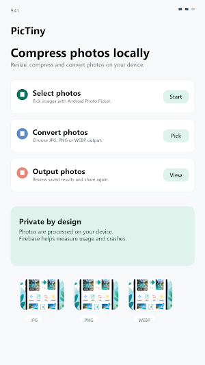 PicTiny: Photo Compressor Screenshot 0