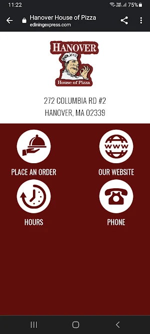 Hanover House of Pizza Screenshot 0