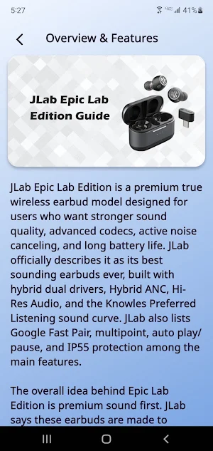 JLab Epic Lab Edition Guide Screenshot 2