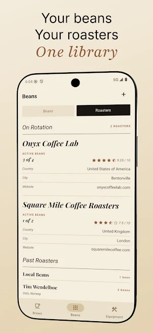 Beanwise: Coffee Brew Tracker Screenshot 2