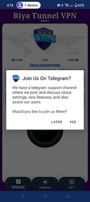 Riya Tunnel VPN Screenshot 3