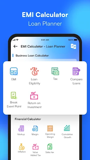 EMI Calculator - Loan Planner Screenshot 1