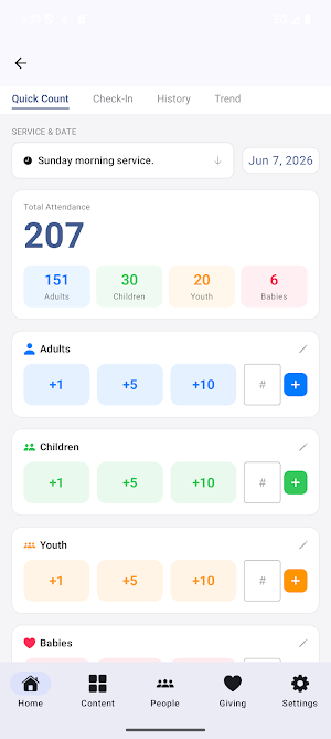 Church Compass Admin Screenshot 2