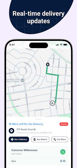 Bleaum Delivery Screenshot 1