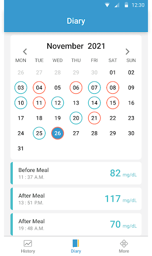 OK GlucoBlue Screenshot 1