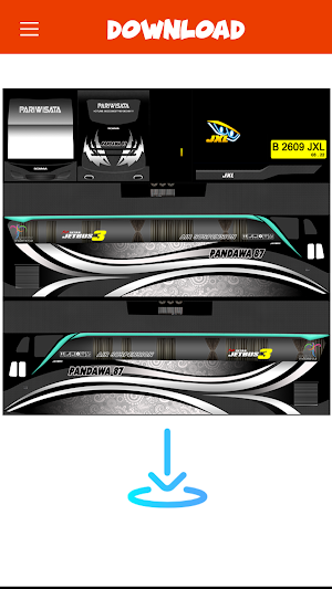 Livery Bussid Pandawa 87 Screenshot 1
