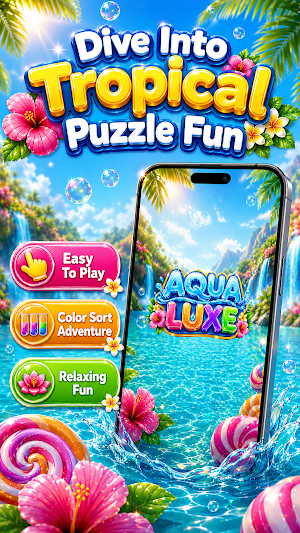 Aqua Luxe: Color Sort Puzzle Screenshot 0