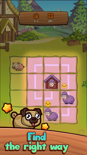 Farm & Aliens: Connect Puzzle Screenshot 0