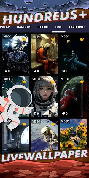 astronaut wallpaper Screenshot 2