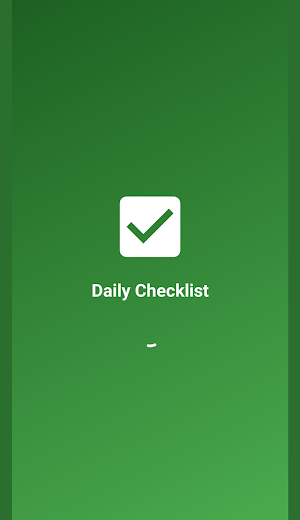 Daily Checklist Screenshot 0