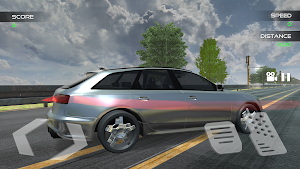 Audi Highway Car Traffic Racer Game Screenshot 2