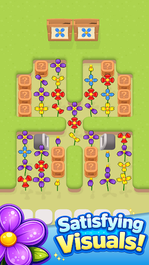 Flower Merging Jam Screenshot 2
