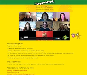 Linguascope Webinars Screenshot 3