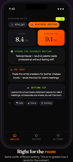 Outfit Assistant: AI Rater Screenshot 3