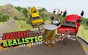 Chained Car Crash Beam Drive: Accident Simulator Screenshot 1