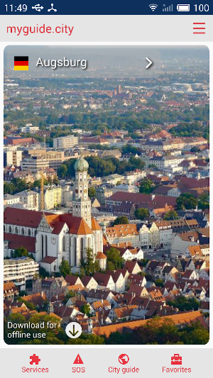 Augsburg city guide Screenshot 0