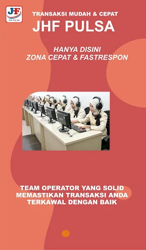 JHF PULSA - Aplikasi Agen Pulsa, PLN & PPOB Screenshot 3