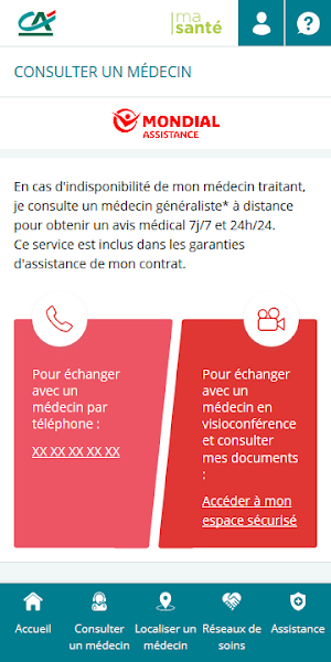 CA Ma Santé Screenshot 1