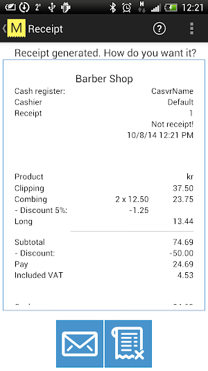 Mobilkassan Screenshot 1
