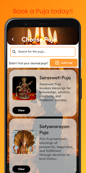 PujaNow Screenshot 2